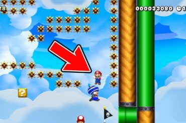 中間前でこの人100％発狂確定ｗｗｗｗ【マリオメーカー2】