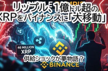【🚨緊急速報】リップル、1億100万ドル超のXRPをバイナンスへ送金！ 次に来る「重大な展開」と市場への影響を徹底解説【XRP価格は暴落か高騰か？】