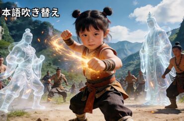 【日本語吹き替え】村で蔑まれた6歳の野良っ子、実は伝説の『武道聖祖』だった！内力一撃で10人の猛者を吹き飛ばす。父に一瞬の指点を授け、最弱一家が武林最強へと成り上がった。 #kungfu #中国ドラマ