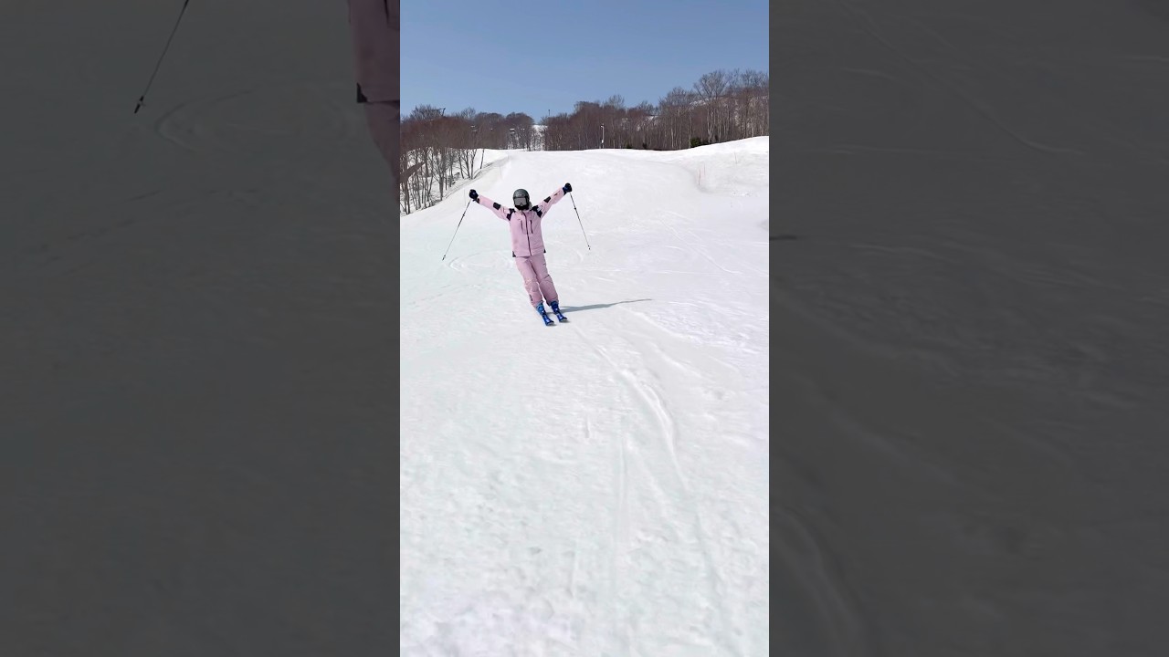 のんびりゆったりスキーも楽しいっ!森田優香#shorts のんびりゆったりスキーも楽しいっ!森田優香#shorts