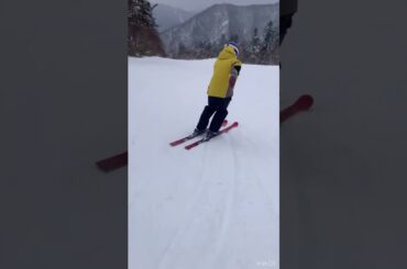 251122  乙葉　札幌国際　GSフリースキー＆基本練習　183cm  R25m