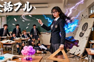 悪ガキたちが新任実習教師をいじめたが、彼女は実は裏社会の女王だった！圧倒的な戦闘力でダメ学生を叱りつけ、学園トップに押し上げる！#ショートドラマ #無料 #全話 #無料全話#kungfu