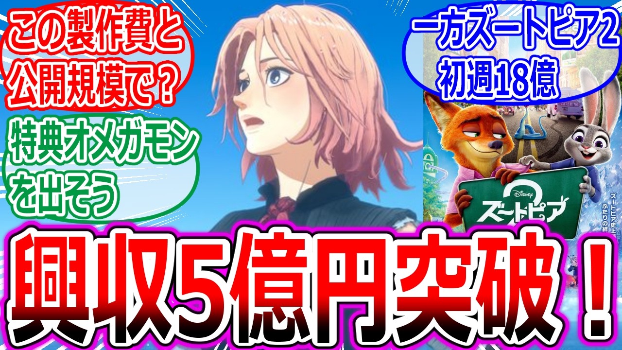 【果てしなきスカーレット】興行収入5億円突破だぁっ!へのみなさんの反応集【細田守/爆死/映画/タフ/ズートピア2/ハムレット/鬼滅/チェンソーマン/国宝/呪術/日テレ/炎上/感想/ニュース 【果てしなきスカーレット】興行収入5億円突破だぁっ!へのみなさんの反応集【細田守/爆死/映画/タフ/ズートピア2/ハムレット/鬼滅/チェンソーマン/国宝/呪術/日テレ/炎上/感想/ニュース