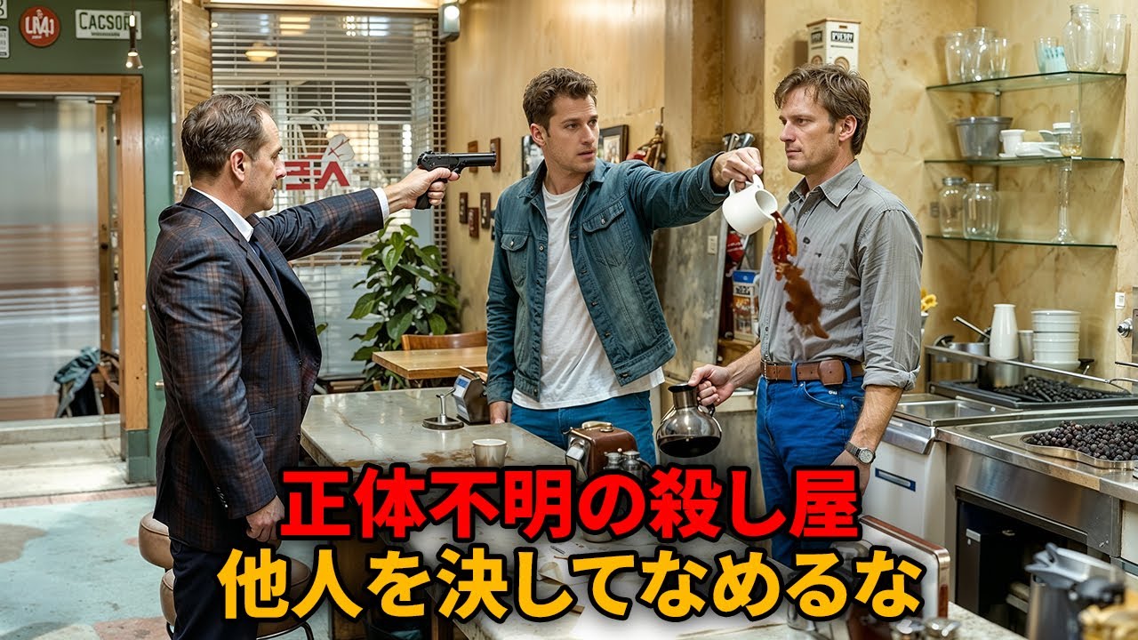 強盗たちは気弱なカフェの店主をいじめていたが、彼が最凶の殺し屋だとは知らなかった【映画紹介】 強盗たちは気弱なカフェの店主をいじめていたが、彼が最凶の殺し屋だとは知らなかった【映画紹介】