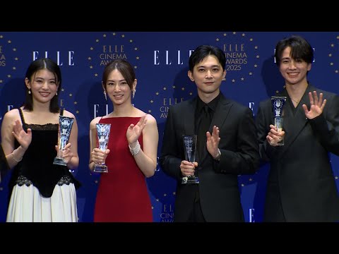 北川景子&吉沢亮が映画賞を受賞(「ELLE CINEMA AWARDS 2025」授賞式/北川景子 吉沢亮 木戸大聖 出口夏希) 北川景子&吉沢亮が映画賞を受賞(「ELLE CINEMA AWARDS 2025」授賞式/北川景子 吉沢亮 木戸大聖 出口夏希)