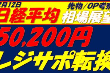 日経平均相場展望251212～  日経先物急落警戒のチャートパターンです!!
