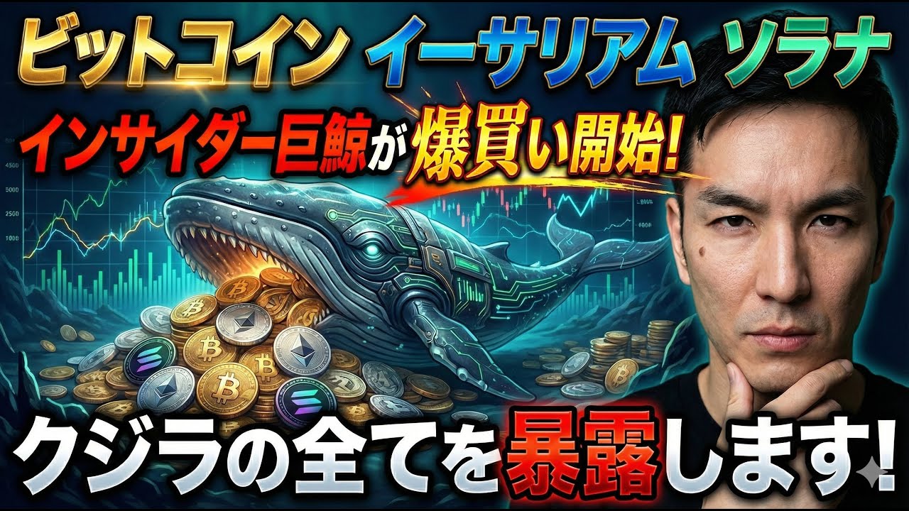 【緊急速報】インサイダー巨鯨がビットコインとイーサリアムを爆買い開始!その正体と全取引履歴を暴露します。【仮想通貨/ソラナ】 【緊急速報】インサイダー巨鯨がビットコインとイーサリアムを爆買い開始!その正体と全取引履歴を暴露します。【仮想通貨/ソラナ】