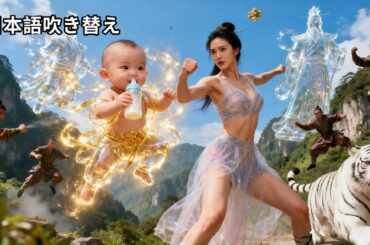 【日本語吹き替え】“魔童”と蔑まれた赤ん坊、実は転生した武聖だった！心の声で母を導き、十八銅人を一撃で吹き飛ばす。 #功夫無双 #中国ドラマ #全話 #無料 #カンフー映画