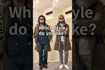 【CINQUE un ALTRO】Which Style do you like？ #コーディネート #メンズファッション #コート #スタイリング #メンズアイテム