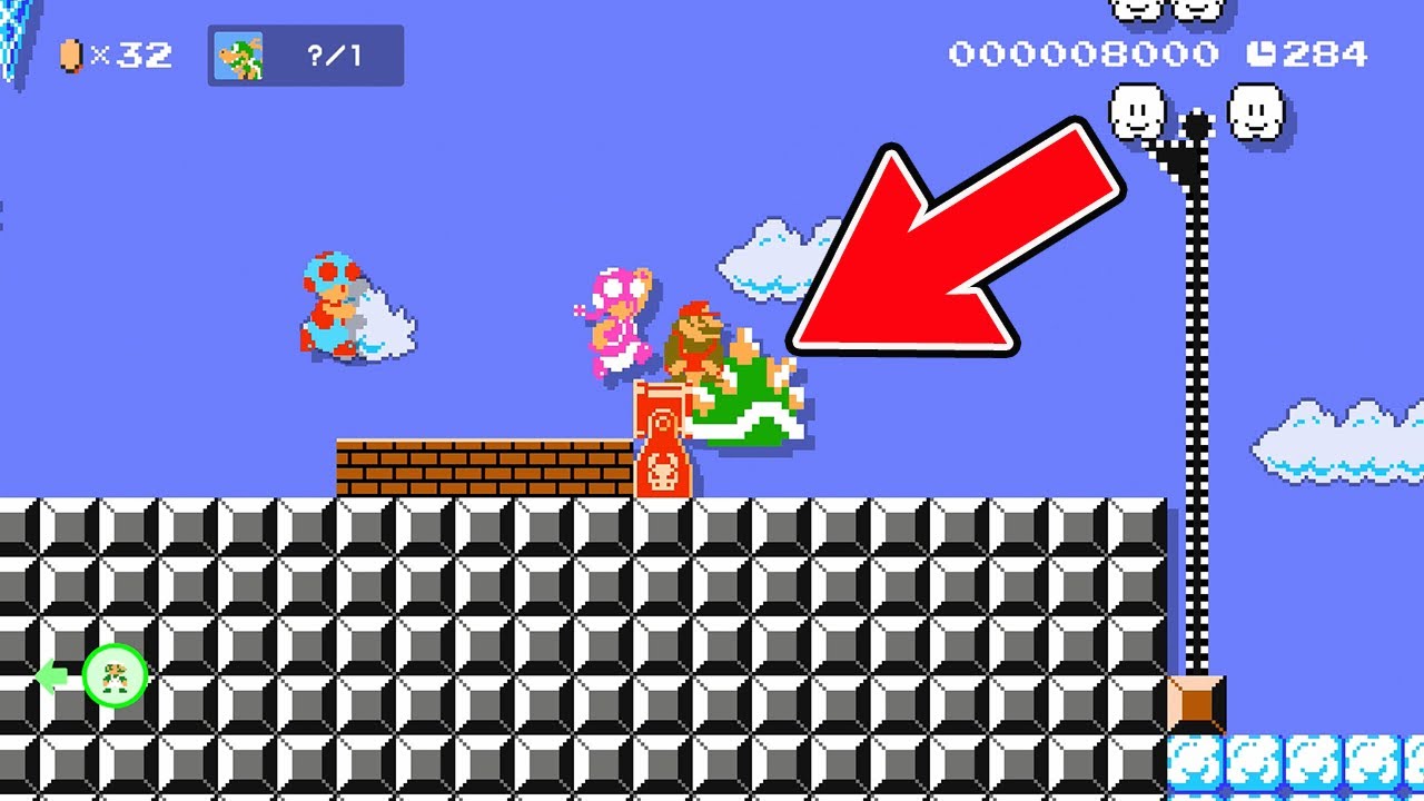 クッパジュニアをすぐに倒せるテクニック!【マリオメーカー2】 クッパジュニアをすぐに倒せるテクニック!【マリオメーカー2】