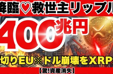 【緊急】EUが米国債400兆円売却へ…ドル崩壊のブラックスワン到来？SEC議長が認めた「世界の終わり」とXRPの救済シナリオがヤバすぎる『XRPリップル最新ニュース・仮想通貨最新情報💛』