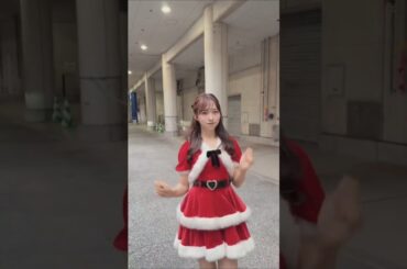 AKB48 小栗有以 どっちのサンタがすき？🧑🏻‍🎄🎄 #クリスマス #サンタコス #AKB48