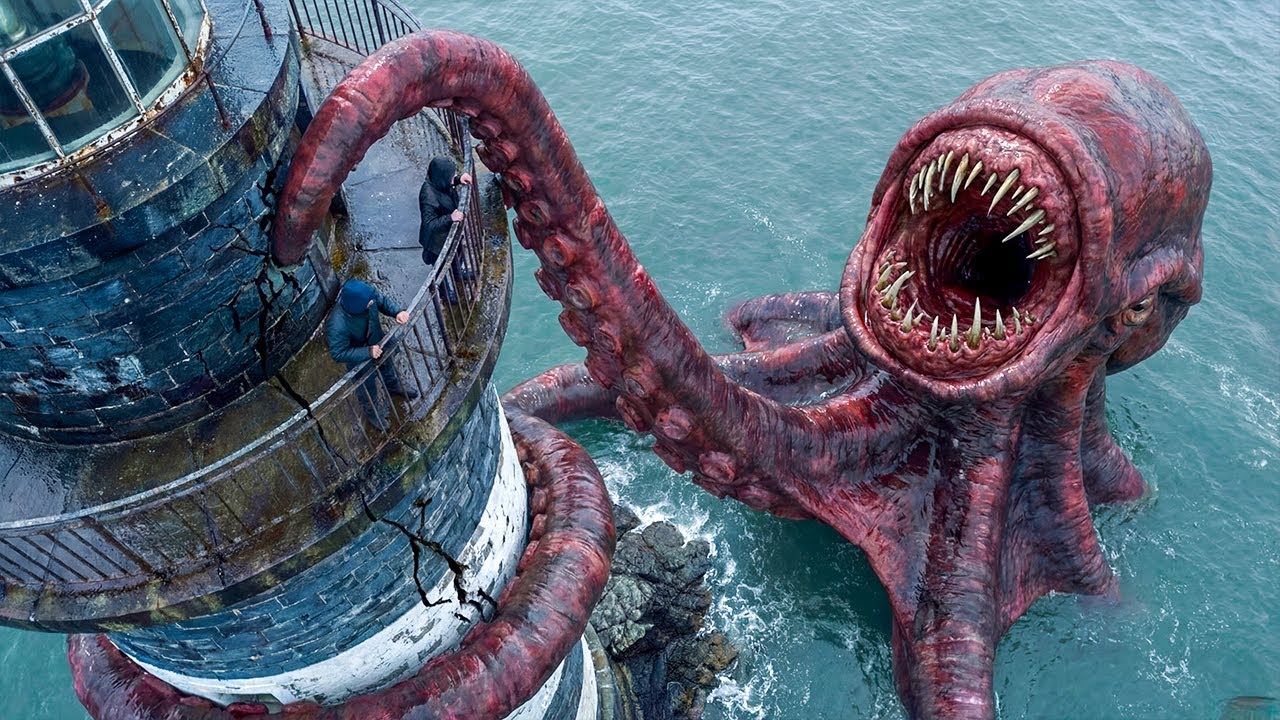 【映画紹介】謎の物体が海に墜落した後、小さな島に恐ろしい怪物が現れ、住民たちを食い尽くす。 【映画紹介】謎の物体が海に墜落した後、小さな島に恐ろしい怪物が現れ、住民たちを食い尽くす。