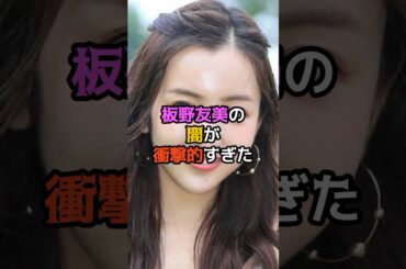 板野友美の闇が衝撃的すぎた