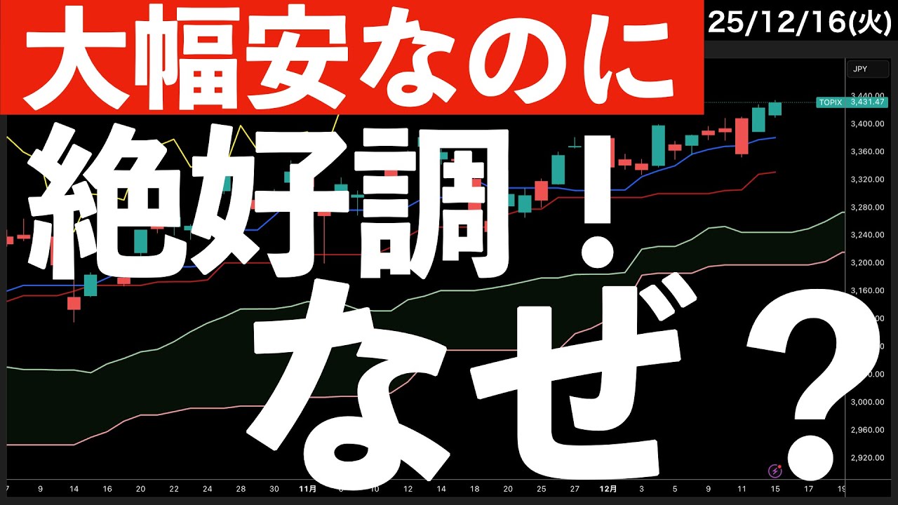 【大幅安なのに】絶好調?TOPIXと日経平均の差が半端ない! #米国株 #日経平均 #nvidia 【大幅安なのに】絶好調?TOPIXと日経平均の差が半端ない! #米国株 #日経平均 #nvidia