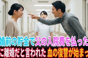 結婚前貯金で父入院費支払い夫離婚宣言裏切りから始まる妻の静かな復讐物語