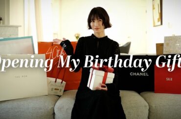 【開封動画】大切な方々からいただいた誕生日プレゼントを開封🎁また宝物が増えました🥹♡