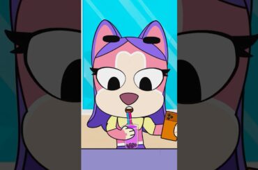 ヌトンのいたずらでローラはタピオカミルクティーが飲めなくなった。| Fighter King #shorts #animation #funny #nuton #lola