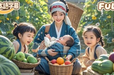 【全話フル｜日本語字】凶作の年、夫が飢えて死んだ後、彼女は家から追い出された。しかし運良く三匹の幸運な子宝を拾い、子どもを育てることで凶作の年に財を成し、周囲の人間を見返した#minidrama