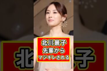 北川景子が先輩からまじギレされていた！　#雑学 #芸能人 #プチ知識 #北川景子 #shorts #俳優 #daigo