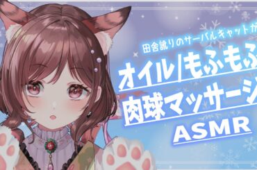 【ASMR/3dio】田舎訛りのサーバルキャットがもふもふマッサージ【Vtuber乙葉ちはね】