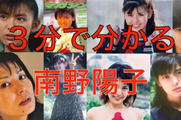 3分で分かる南野陽子