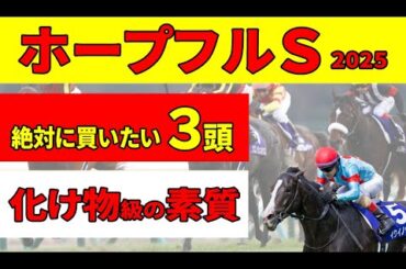 【ホープフルステークス2025】新馬戦の走りが化け物級！消去データをクリアした絶対に買いたい推奨３頭！