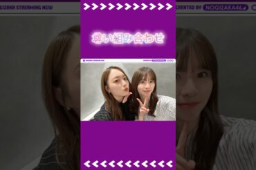 この組み合わせ待ってたよ😭 #乃木坂46 #梅澤美波 #菅原咲月 #Shorts #賀喜遥香 #遠藤さくら #弓木奈於  #久保史緒里 #井上和  #中西アルノ #一ノ瀬美空 #小川彩 #川崎桜