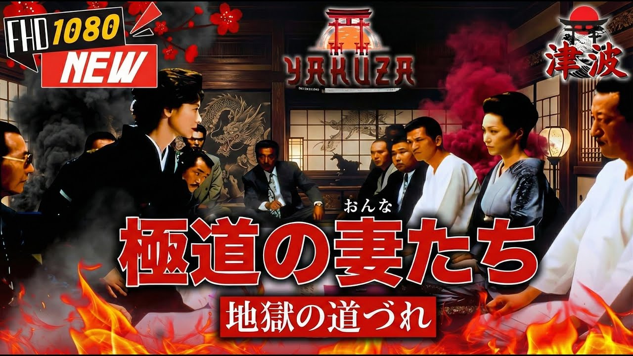 「ヤクザ映画」極道の妻たち 地獄の道づれ🎬🎬 🅷🅾🆃🐉⛩️ 邦画アクション Full HD