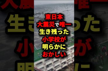 ㊗️30万回再生‼︎【【99.999%が知らない】東日本大震災で唯一生き残った小学校が明らかにおかしい！