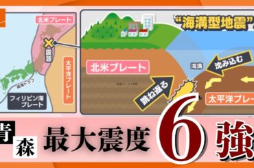 青森の地震はマグニチュードが「ちょっと足りない」　震源の南東側に”滑り残り”がある可能性　専門家「気象庁とは別の意味で注意が必要」