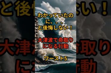 「今回も大丈夫」が一番危ない｜津波避難の現実#shorts