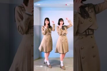 賀喜遥香💖&遠藤さくら🌸､癒しのビリヤニダンス🕺♪｡…#賀喜遥香#遠藤さくら #乃木坂46 #shorts