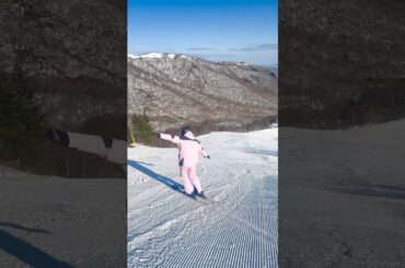 ノーストックバリエーショントレーニング！森田優香#shorts #skiing