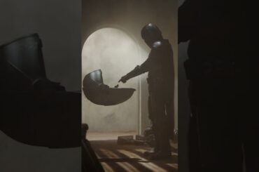 マンドーとグローグーの出会い💫｜マンダロリアン シーズン1｜Star Wars(スター・ウォーズ)  #shorts