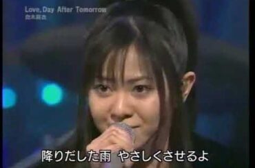 TV初登場　紅白　Love,Day After Tomorrow   倉木麻衣