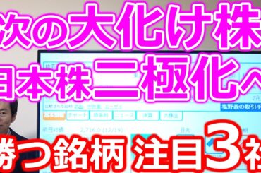 【次の大化け株候補！】2026年の日本株は二極化へ。勝つ銘柄、相場テーマと大注目３社