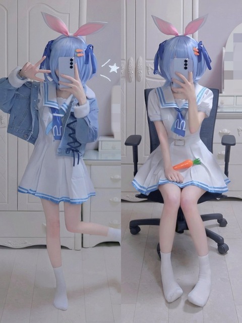 【画像】Vtuberのコスプレ、えっち過ぎるwwwwwwwwwwwwwwwww