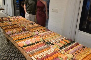 【画像】海外のリッチマンが開催するSUSHIパ、レベチｗｗｗｗｗｗｗｗｗｗｗｗ