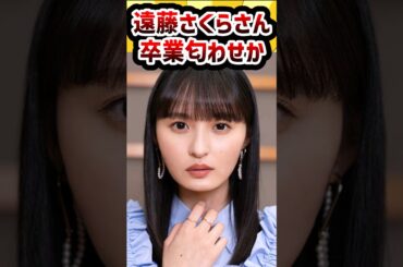 遠藤さくらさん、卒業匂わせか #乃木坂46 #遠藤さくら #卒業