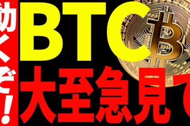⚠️大至急見て⚠️ビットコイン大きく動くぞ！見逃し厳禁です！【仮想通貨】