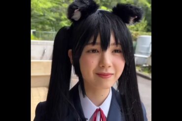 【この後…照れます】あやめんの初コスプレ❤