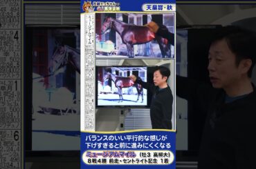 【2025年 天皇賞・秋】皐月賞馬ミュージアムマイルの馬体診断　 #shorts #競馬 #予想
