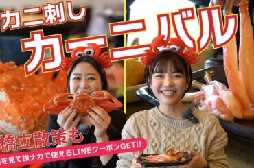 【2026最新カニバスツアー】天橋立カニ刺し12本とカニフルコースに丹後の最強パワースポット巡り