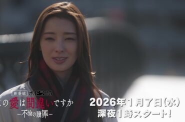 【予告】水ドラ25「この愛は間違いですか～不倫の贖罪」第1話 | テレビ東京