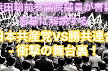 １９７８年日本共産党と国際勝共連合の京都府知事選挙を書籍をもとに浜田聡前参議院議員が解説＃浜田聡前参議院議員＃日本共産党＃国際勝共連合＃京都府知事選