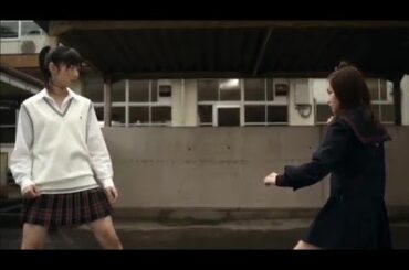 武田梨奈  映画「ハイキックガール」JKカラテ対決