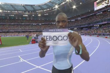 【陸上男子】ボツワナにささげる初の金メダル！テボゴが"19秒46"で優勝！100ｍ金のライルズは2冠ならず｜パリオリンピック 陸上男子200ｍ決勝