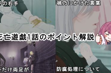 【本編映像付き】アニメ死亡遊戯で飯を食う。1話のプチ解説動画...!![Eng Sub]