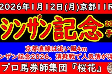 シンザン記念2026予想｜京都追い風4mで展開激変！消耗戦で浮上する伏兵◎はこの馬だ